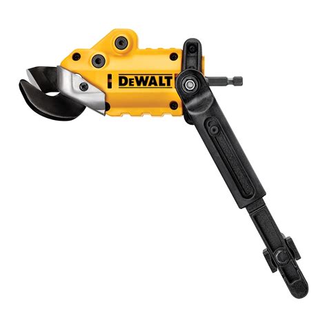 dewalt sheet metal shear|DeWalt sheet metal cutter attachment.